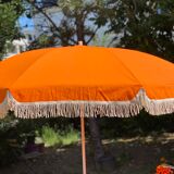 Vintage orange umbrella