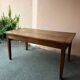 Solid wood farmhouse table