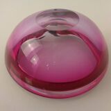 Sommerso Murano Glass Ashtray, Italy, 1960s