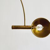 stunning Mid Century Modern brass UNA arc lamp by Florian Schulz