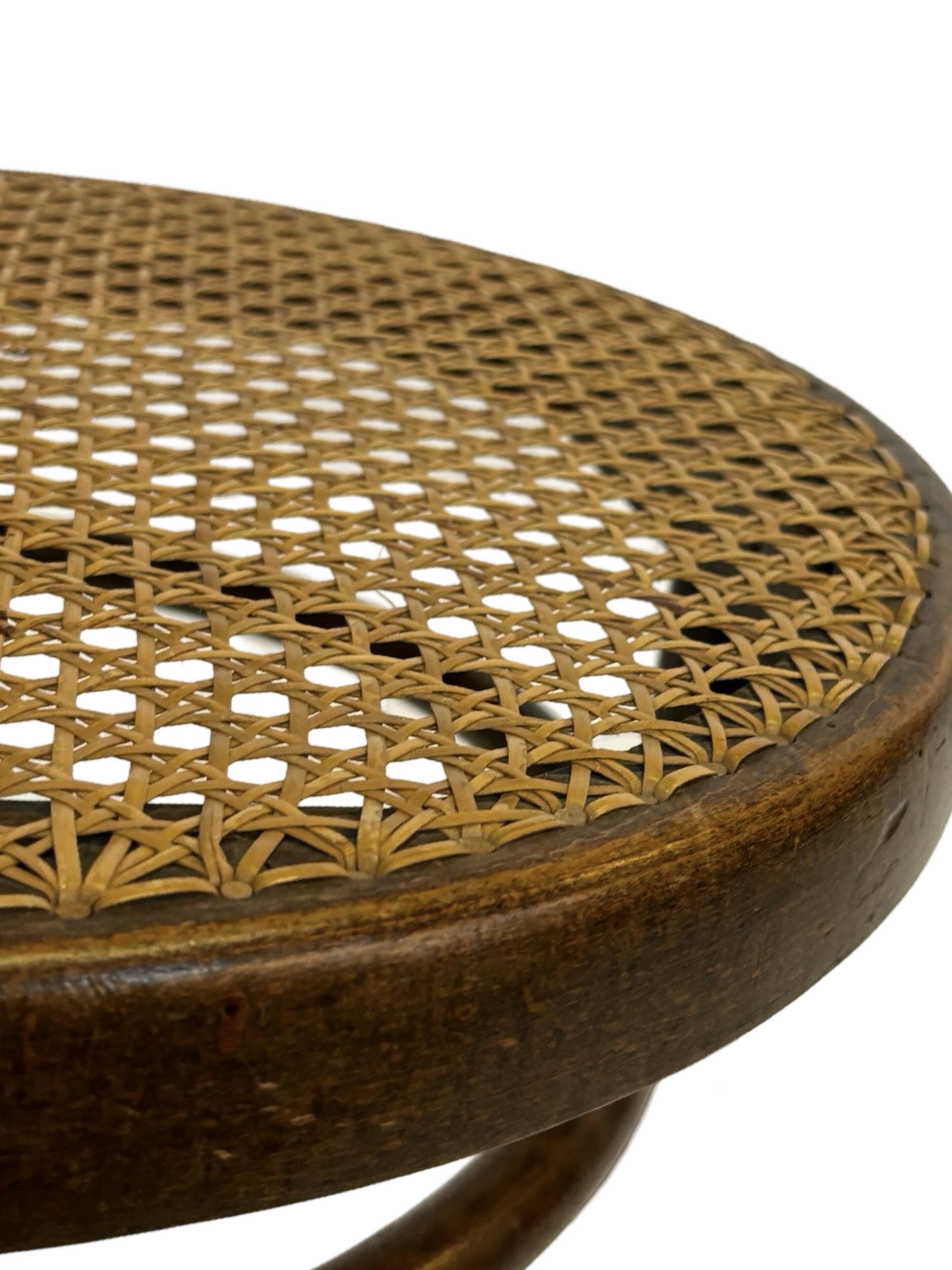 Thonet dining chair model 232, circa 1930 - dining chair with webbing seat