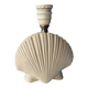Vintage ceramic shell lamp base - Cream white - Bo style