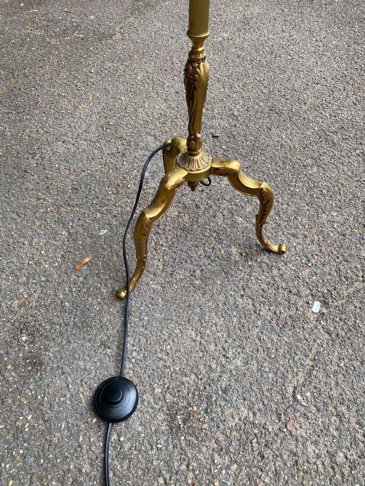 170cm tripod gold brass floor lamp