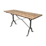 Old bistro table 6 people