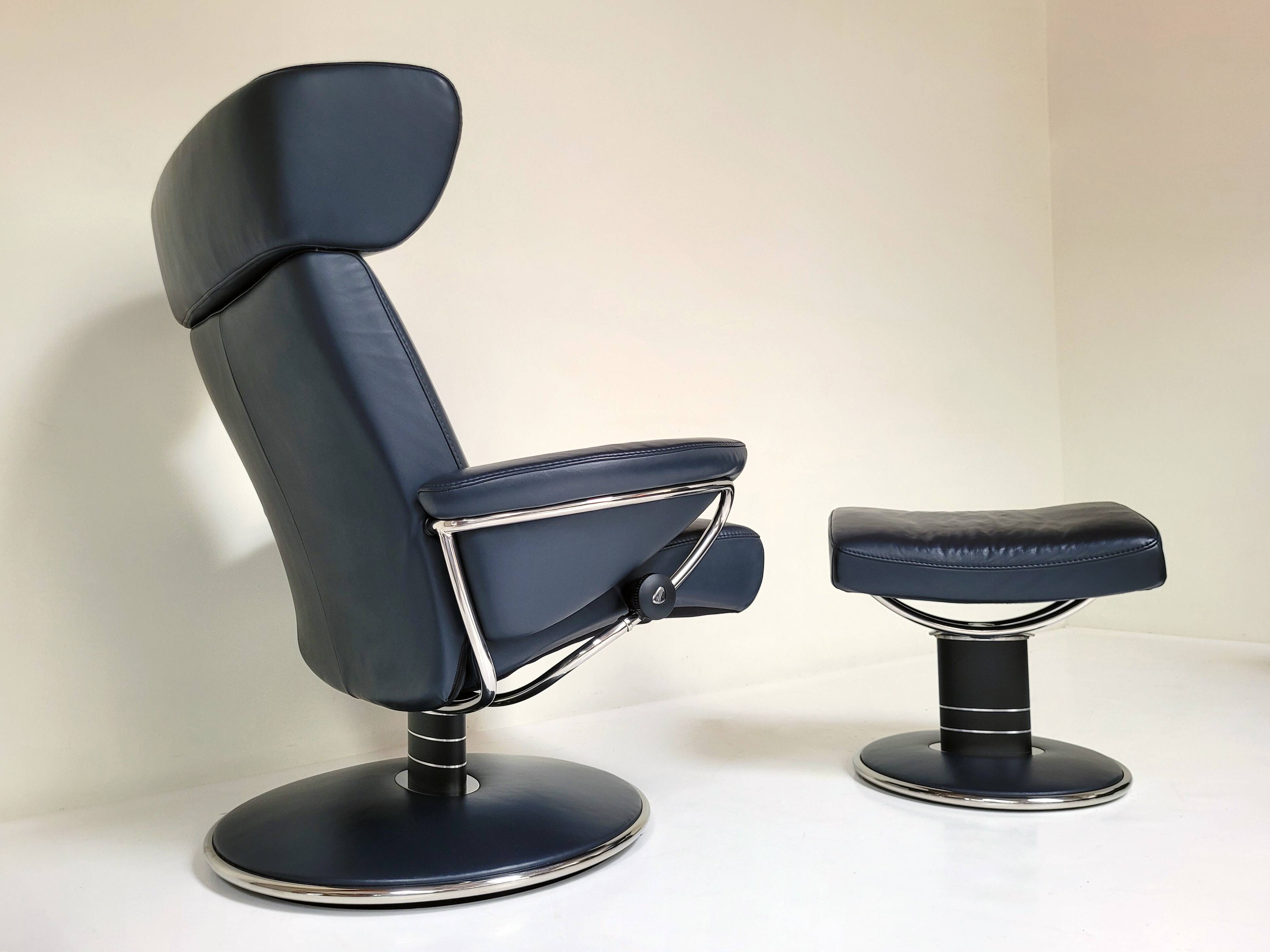 Stressless Jazz relax armchair Large with ottoman