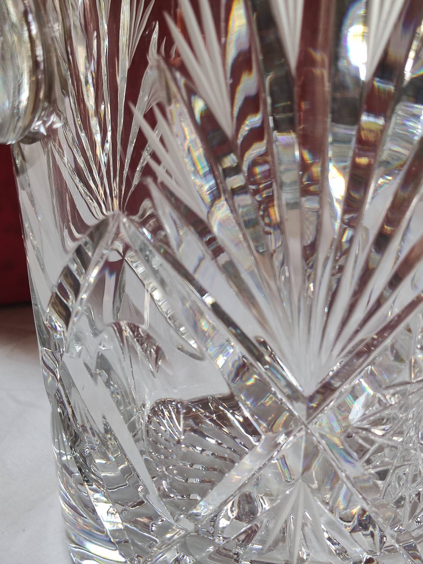 Seau à champagne en cristal taillé