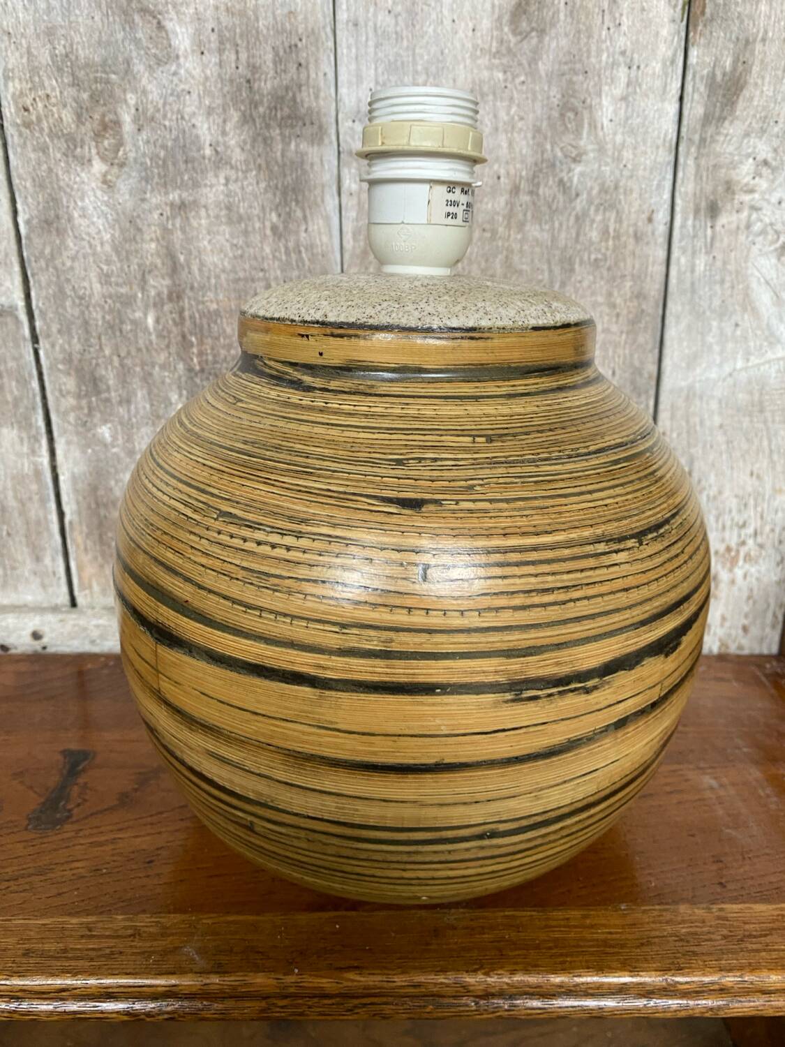 Old lamp base reference kelly vintage ceramic