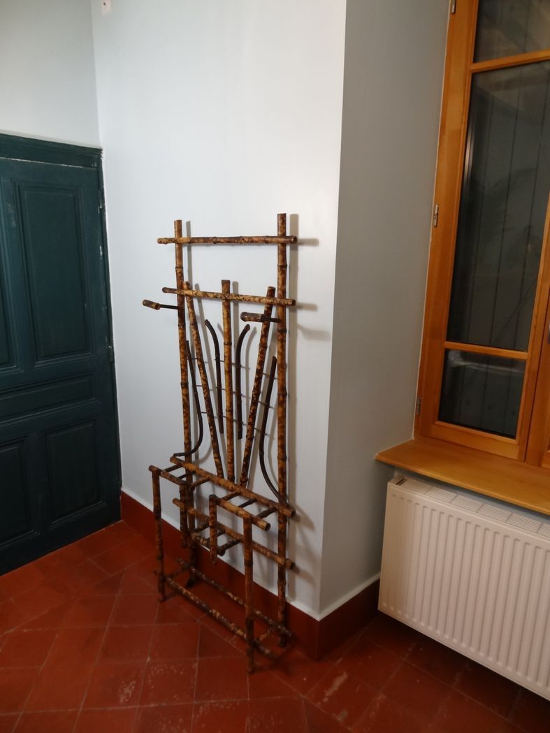 Bamboo coat racks, nineteenth century, 76x174 cm