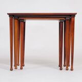 Nest Tables in Rosewood by Møbel Intarsia, Denmark, 1960s, Set of 3