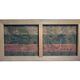 Tapestry in the Aubusson style, landscape and birds, 20th century