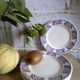 Six dessert plates in Saint-Amand service "Toulouse"
