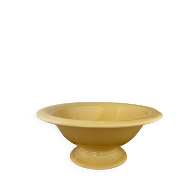 Très belle coupe à fruits Geneviève Lethu Grain de riz jaune