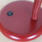 Vintage red metal desk lamp