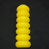 Yellow vintage opaline vase