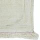 Vintage Minimalist Turkish Tulu Accent Rug Made of Natural Beige Wool