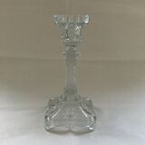 Glass candle holder