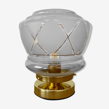 Lamp vintage art deco globe