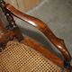 Antique Victorian swivel office armchair