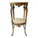 Classic gold marble side table