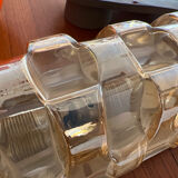 Wall lamp in amber glass 1970