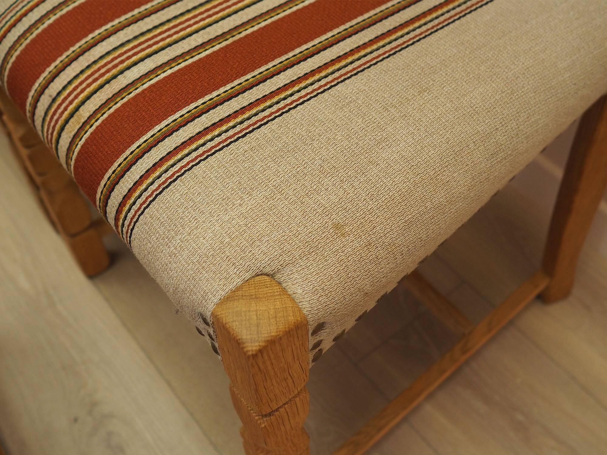 Henning Kjærnulf dining chairs, oak, Danish design, 1960s