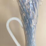 Opaline blown glass vase, Tuscany, Italy, 1960s-70s