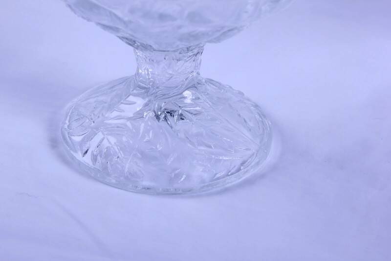 Set of 2 vintage Bohemian crystal ice cream cups
