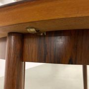 1960s MidCentury Round Extendable Rosewood Dining Table