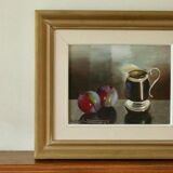 Still Life with Prunes and Jug by Gösta Emming