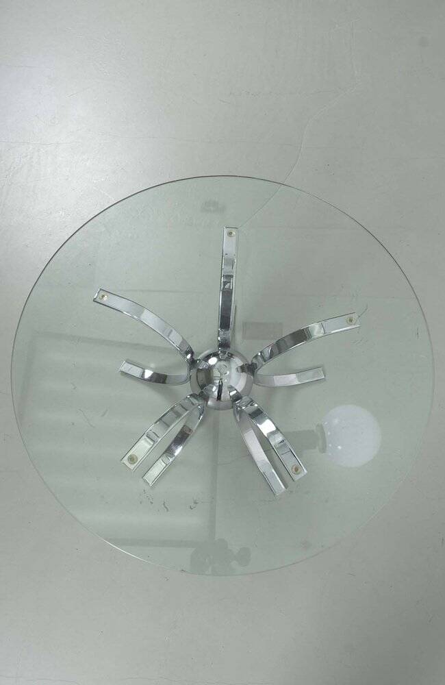 Vintage Chrome Coffee Table