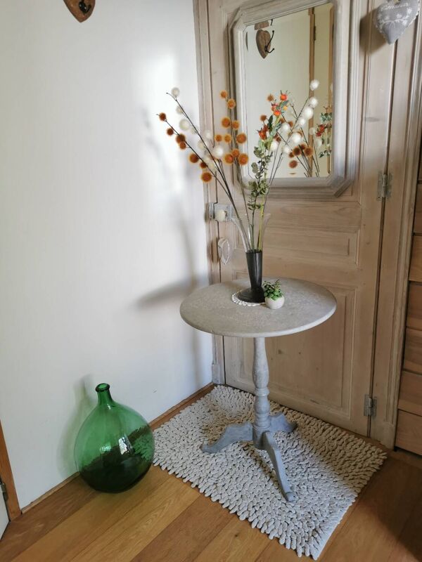 Guéridon Shabby chic