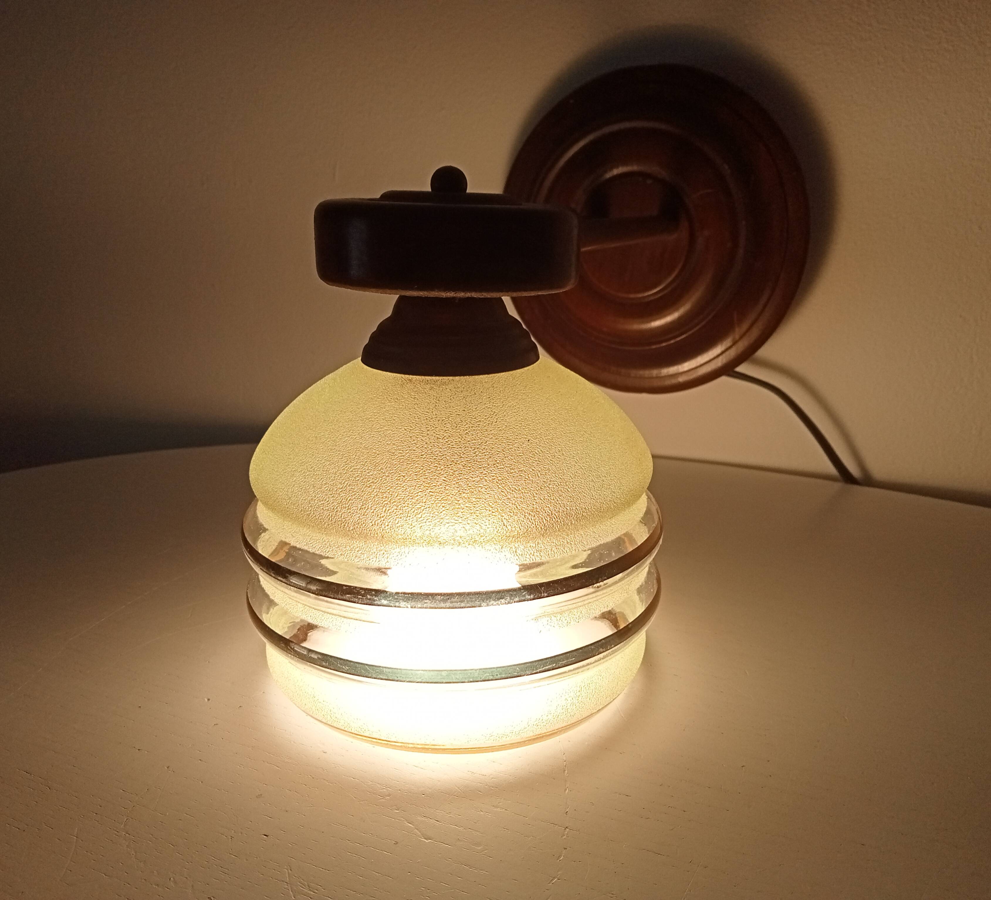 50s art deco wall light