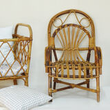 Child rattan chair