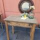 Table bois et marbre art déco