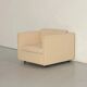 Canapé en cuir blanc du milieu du siècle et 4 fauteuils club cubiques Charles Pfister pour Knoll