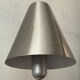 Brushed aluminium design lamp