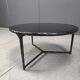 Vintage sculpted steel brutalist coffee table, 1970s
