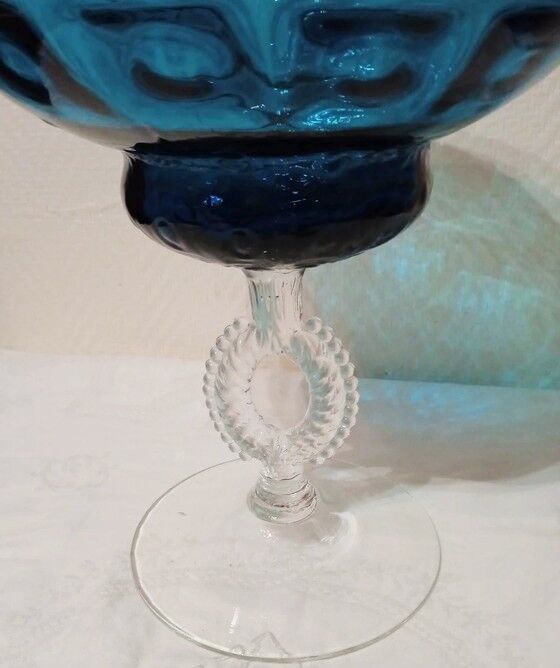 Coupe à fruits Bonbonnière rare cristal et verre