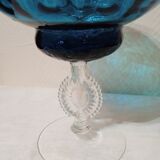 Coupe à fruits Bonbonnière rare cristal et verre