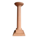 Bougeoir colonne terracotta