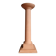 Bougeoir colonne terracotta