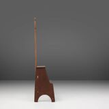 French Industrial Wooden Stepladder, 1900s