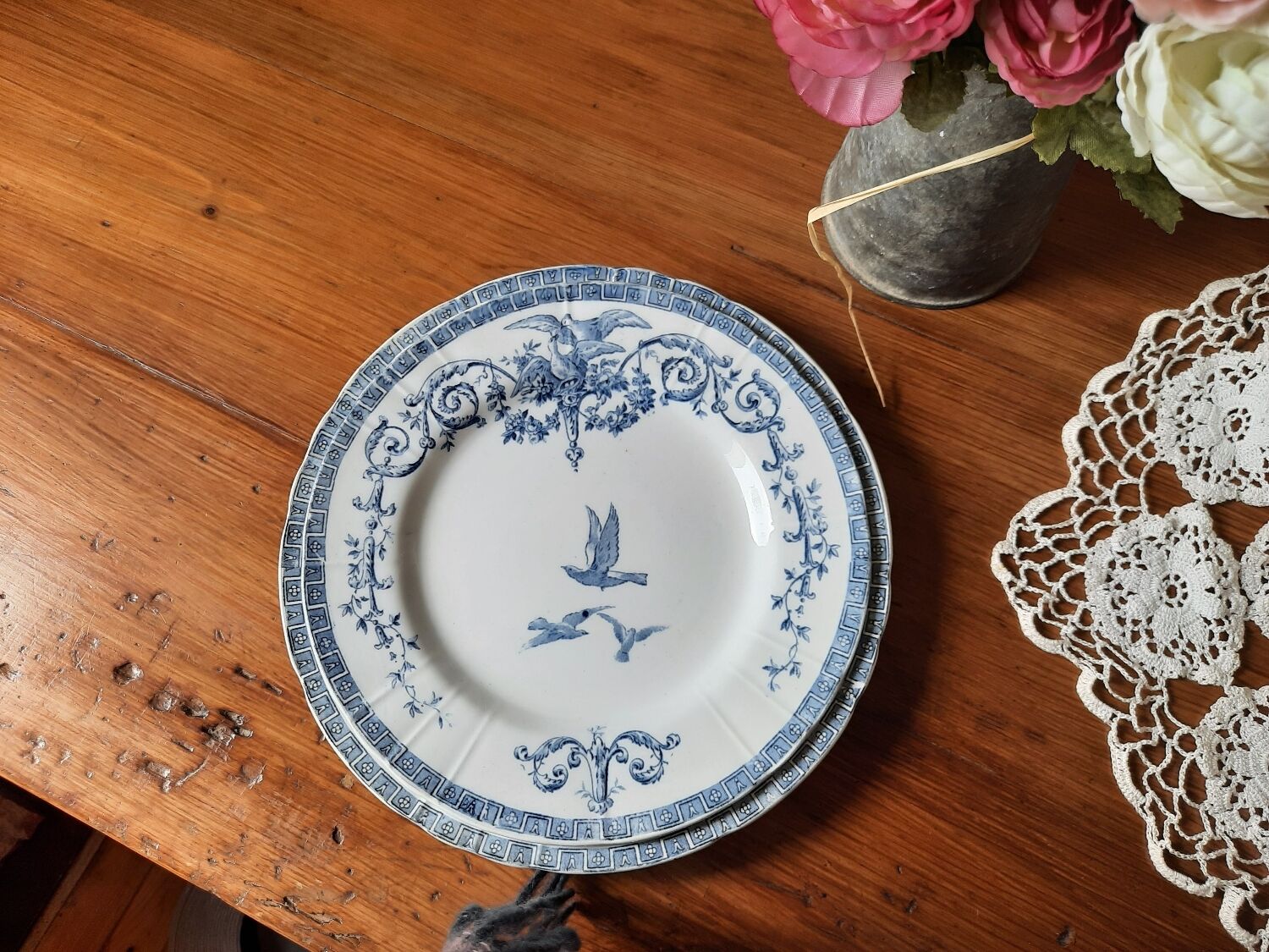 Plate gien marie Antoinette