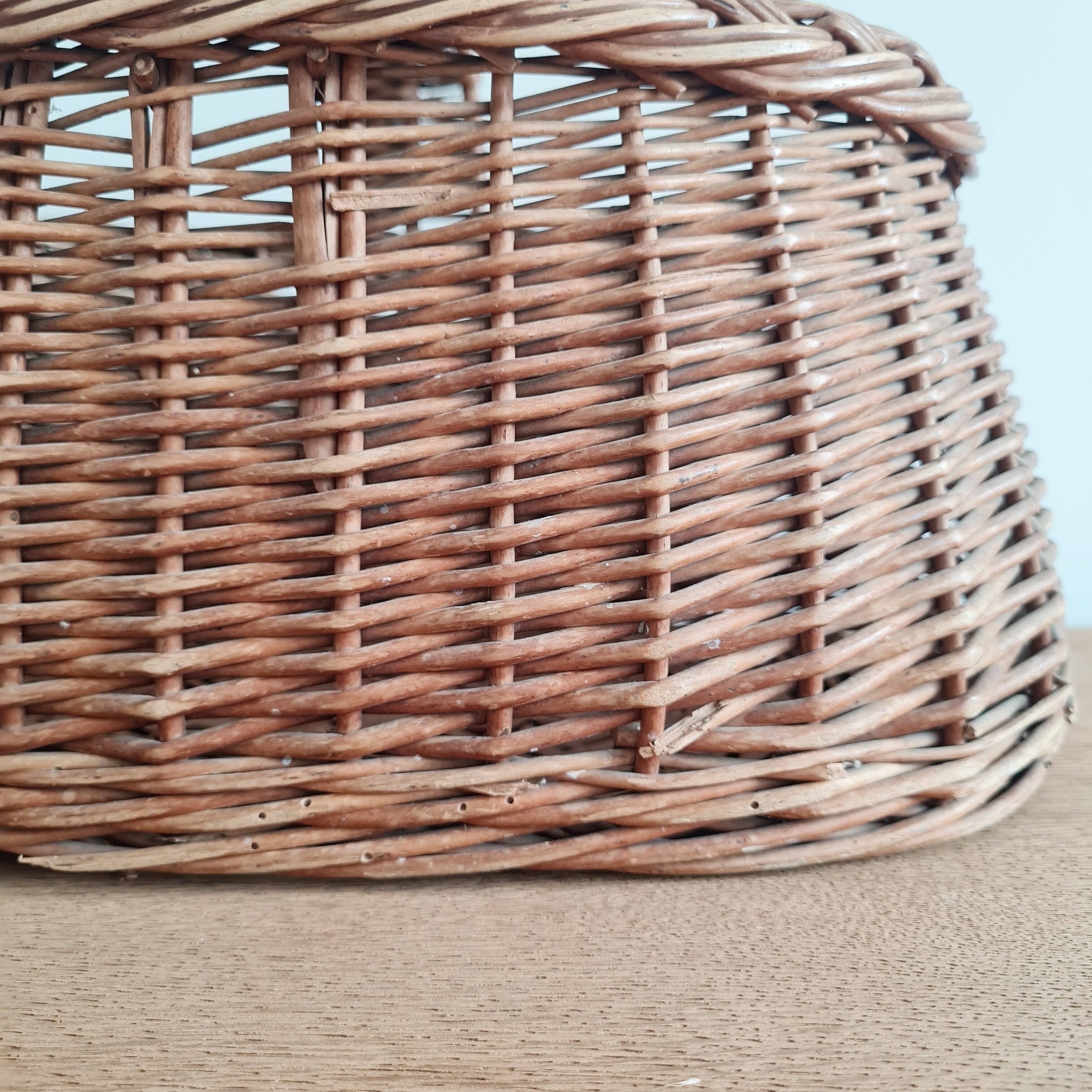 Vintage wicker basket