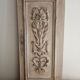 Ancienne porte patinée pièce bois décorative
