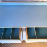 60s buffet in blue formica