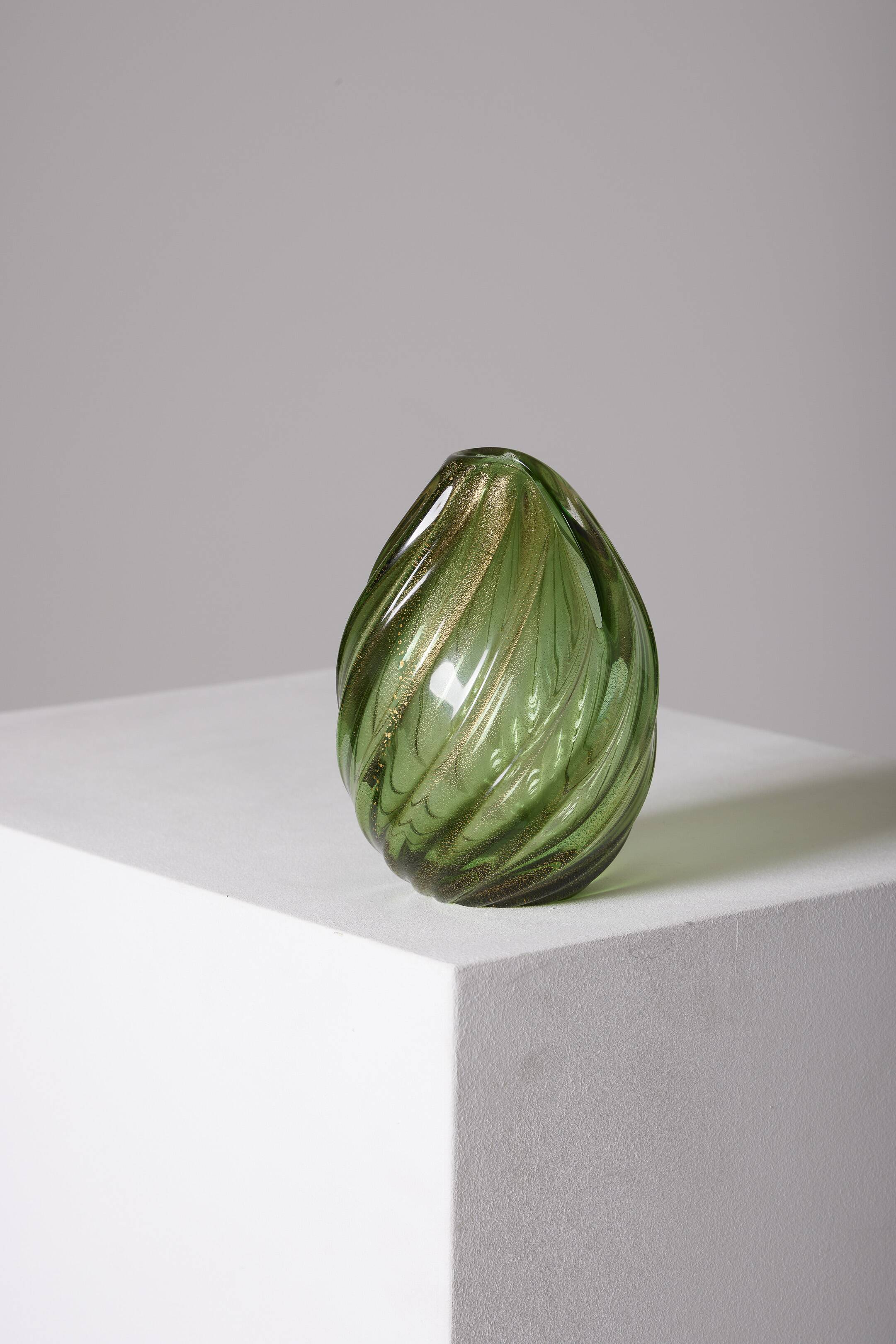 Murano blown glass vase by Archimede Seguso