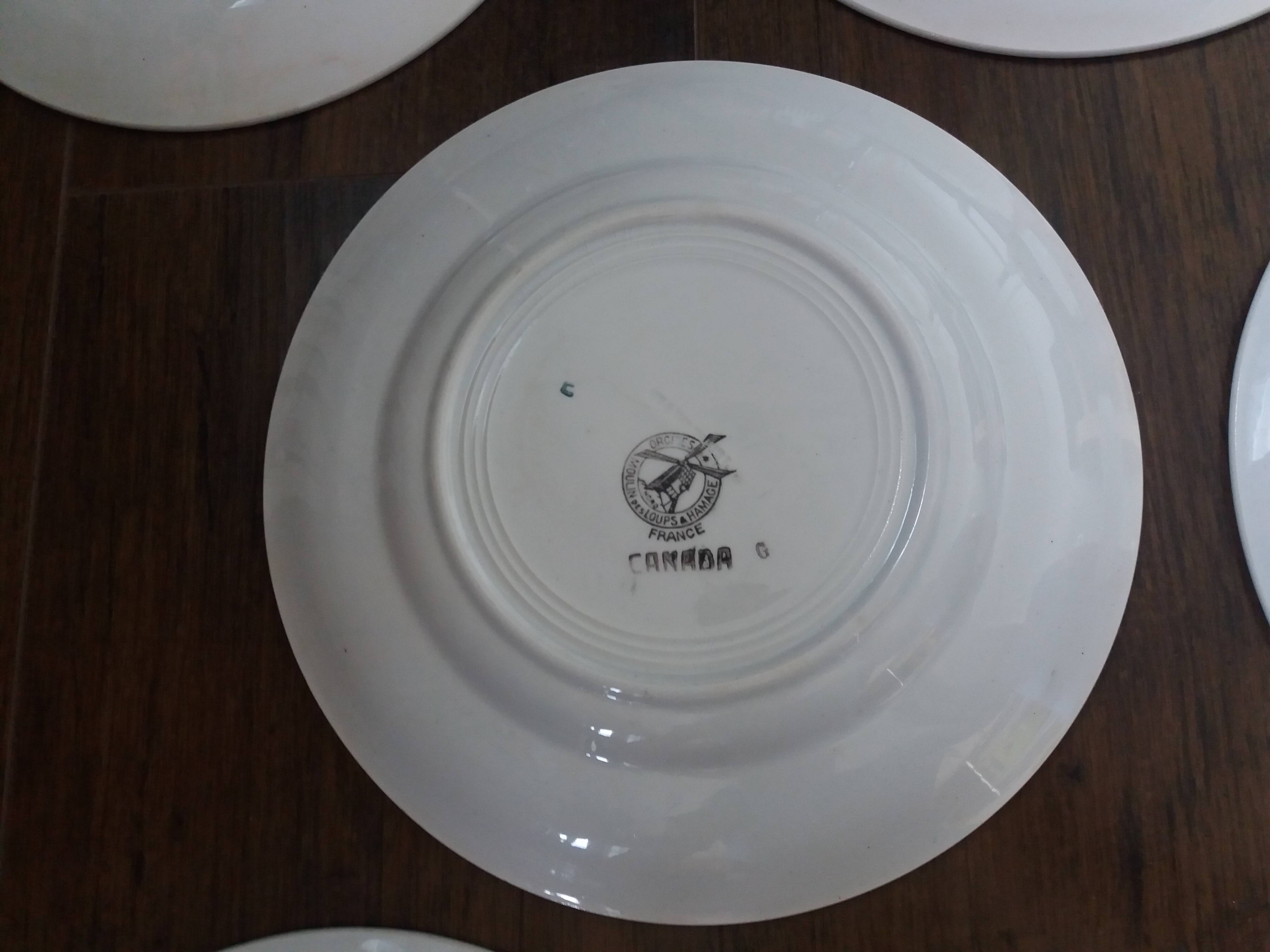 Flat plates Moulin des Loups and Hamage, Orchies, Canada, iron land