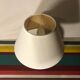 Old Blue Enamels EnamelSed Earth Ball Lamp Signed Blue - Vintage Cream Lamp