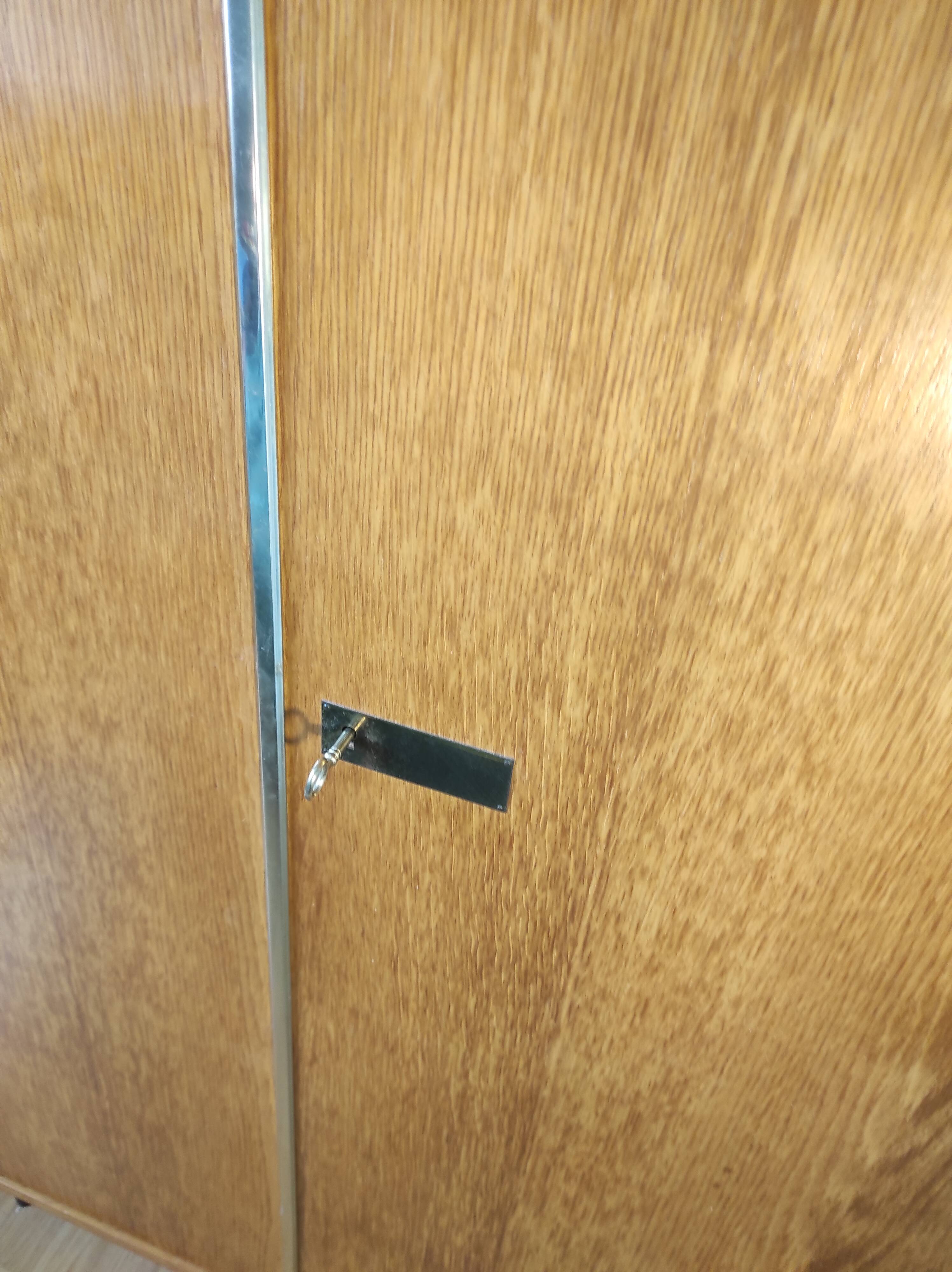 Scandinavian two-door wardrobe